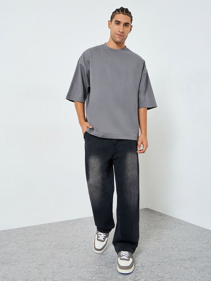 GREY Oversized T-shirt