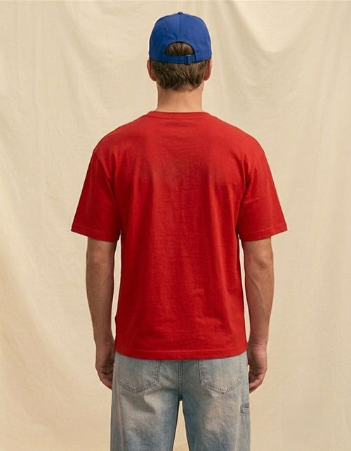 The Essential Red Oversized Tee