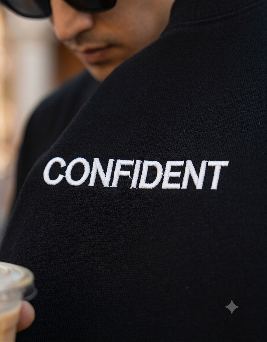 The "Confident" Heavyweight Oversized Tee