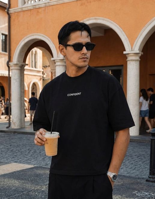 The "Confident" Heavyweight Oversized Tee